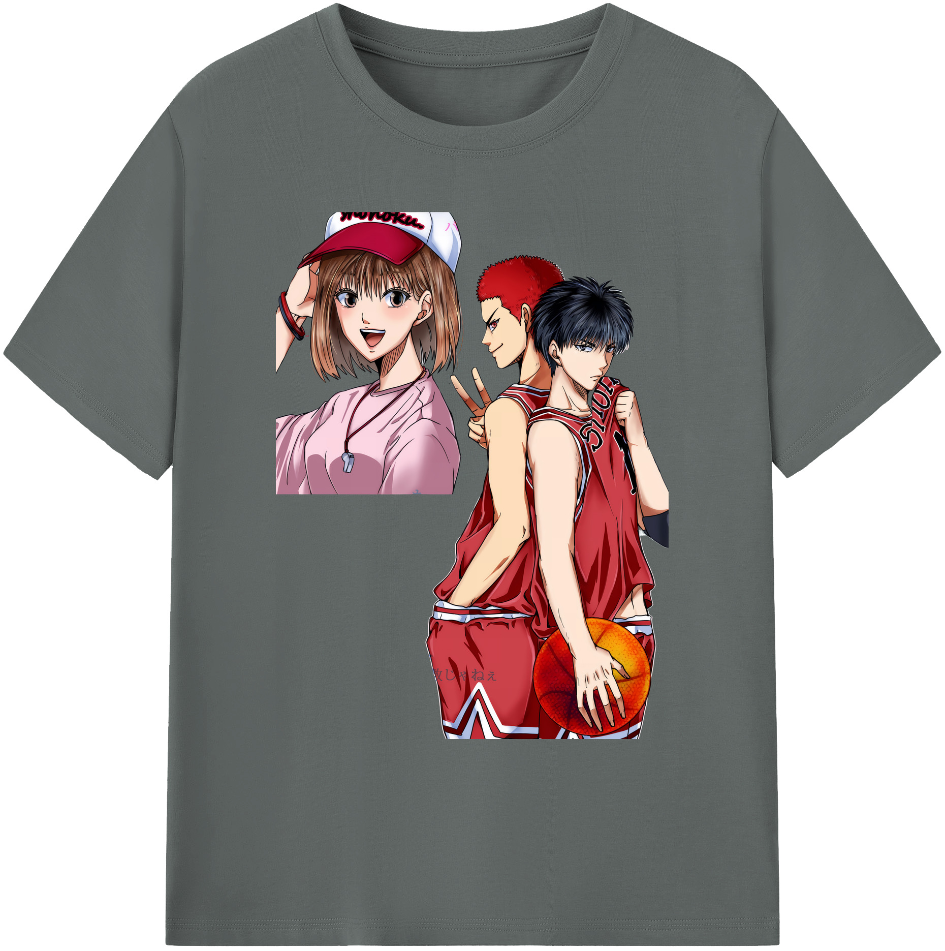 （画像用） SLAM DUNK／スラムダンク 綿100％ メンズ半袖Tシャツ｜肌触りやわらか＆通気性